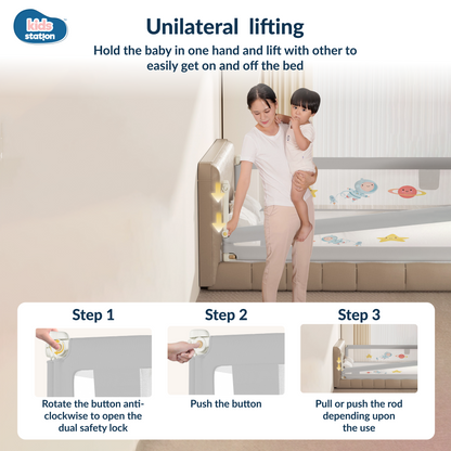 1-Side Foldable New Model Baby Bed Rail Guard