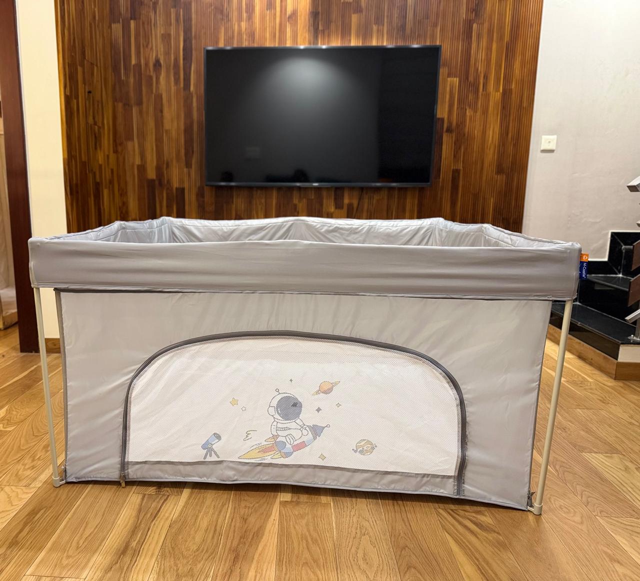 Baby Foldable Playpen with Fun Prints