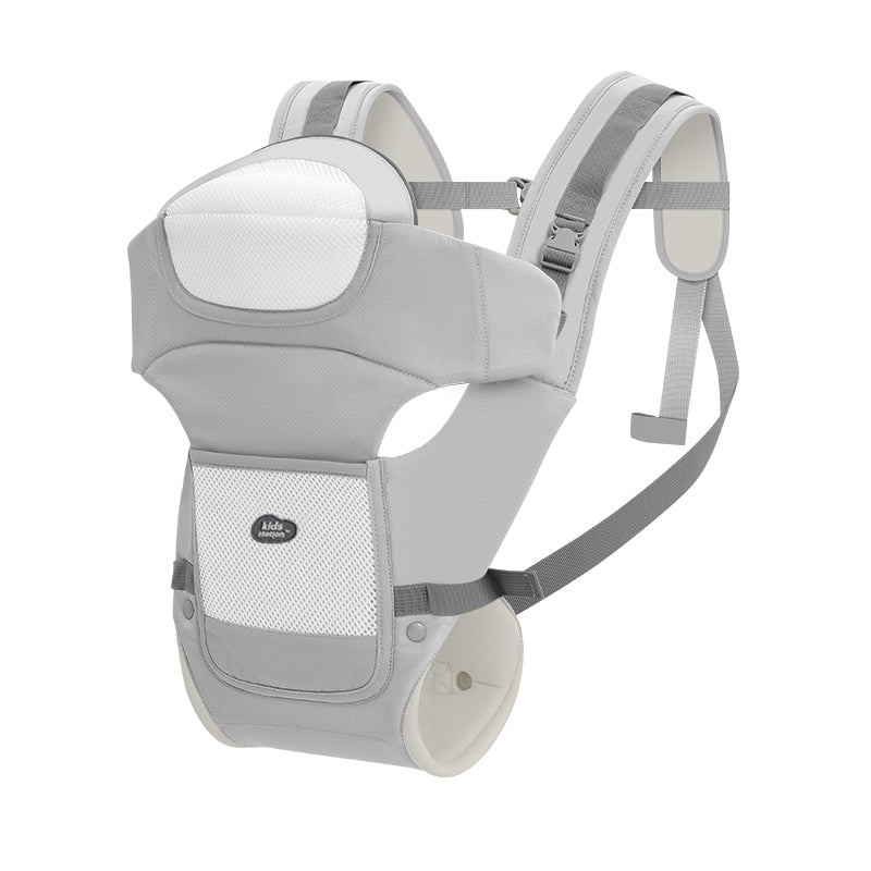 Kids Station Cuddle Time Baby Carrier – 6-in-1 Cotton Carrier for New-born to Toddler, Patented & Adjustable
