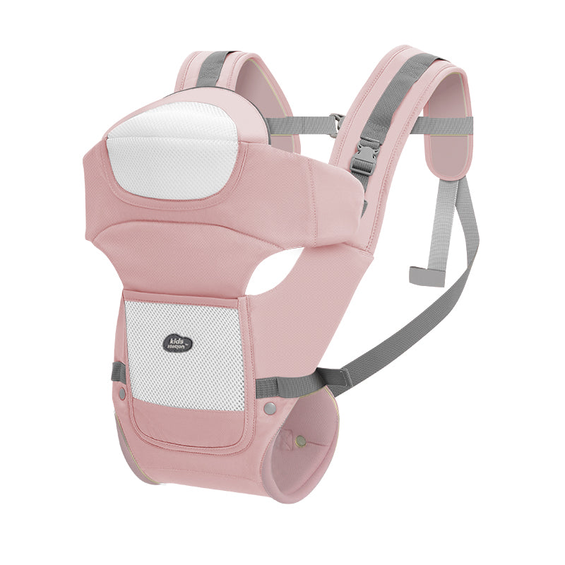 Kids Station Cuddle Time Baby Carrier – 6-in-1 Cotton Carrier for New-born to Toddler, Patented & Adjustable