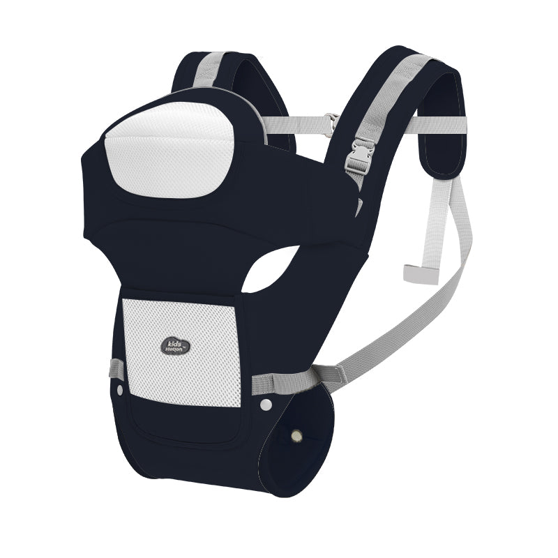 Kids Station Cuddle Time Baby Carrier – 6-in-1 Cotton Carrier for New-born to Toddler, Patented & Adjustable