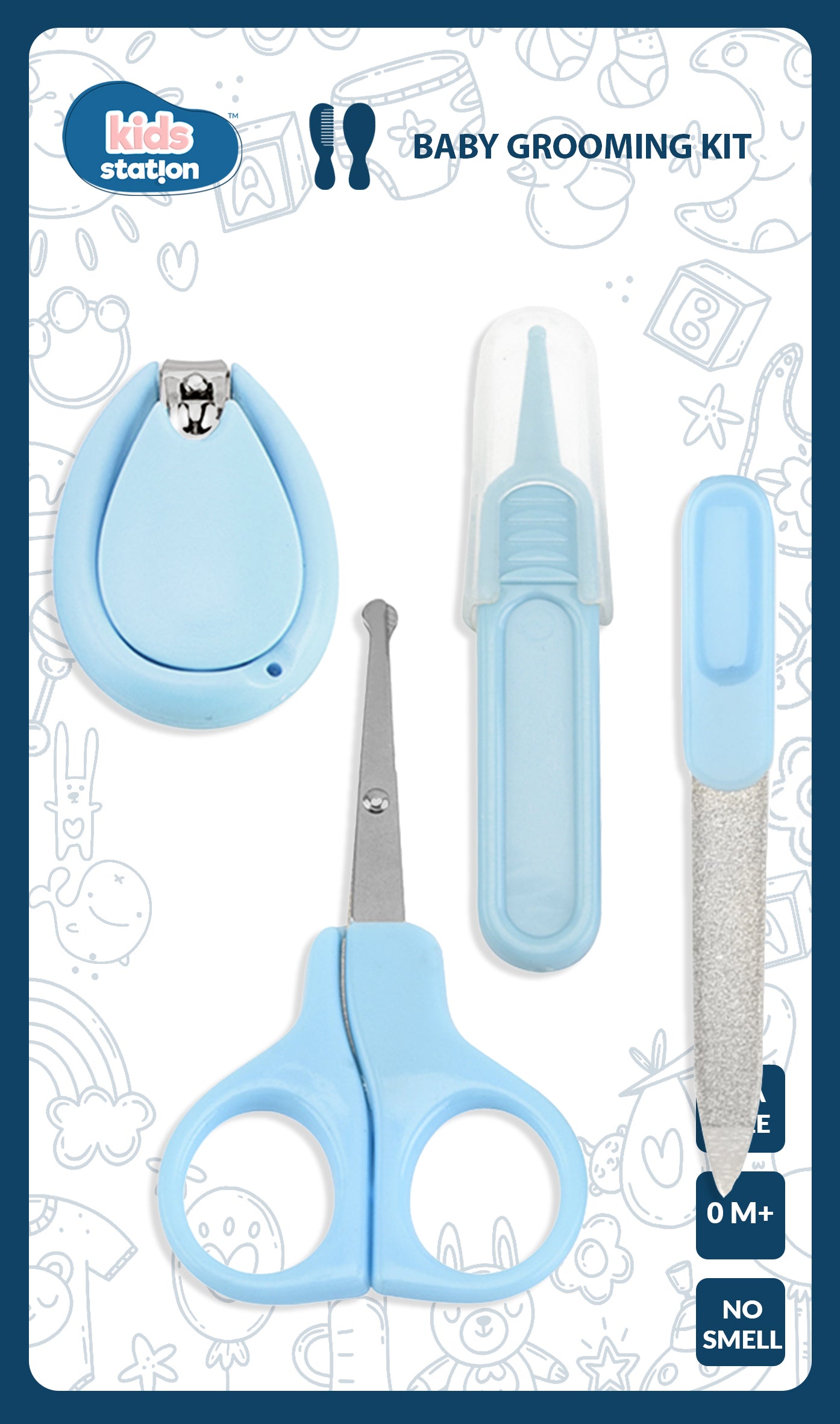 4-in-1 Baby Hygiene Grooming Kit