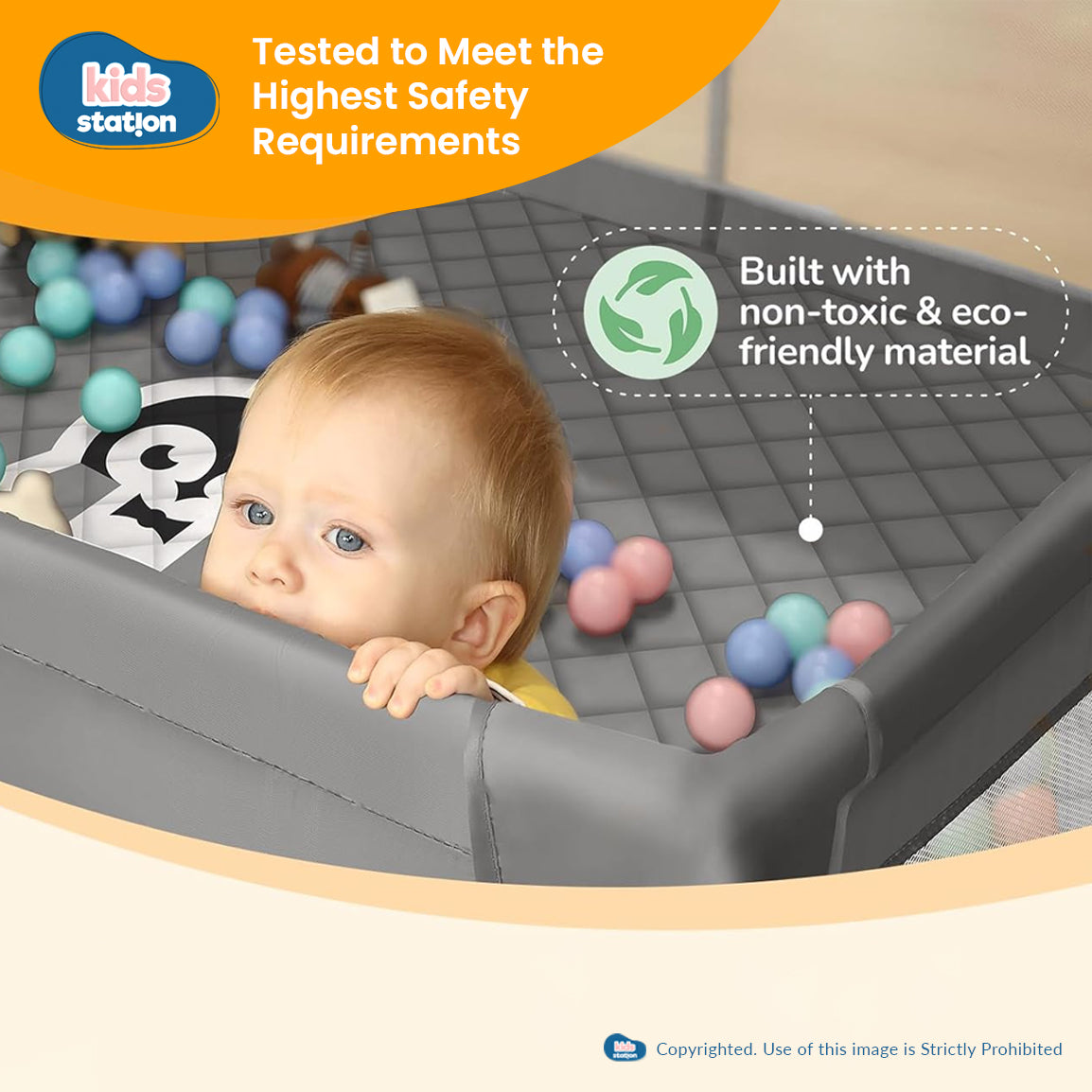 Playpen for Indoor & Outdoor Use for Babies