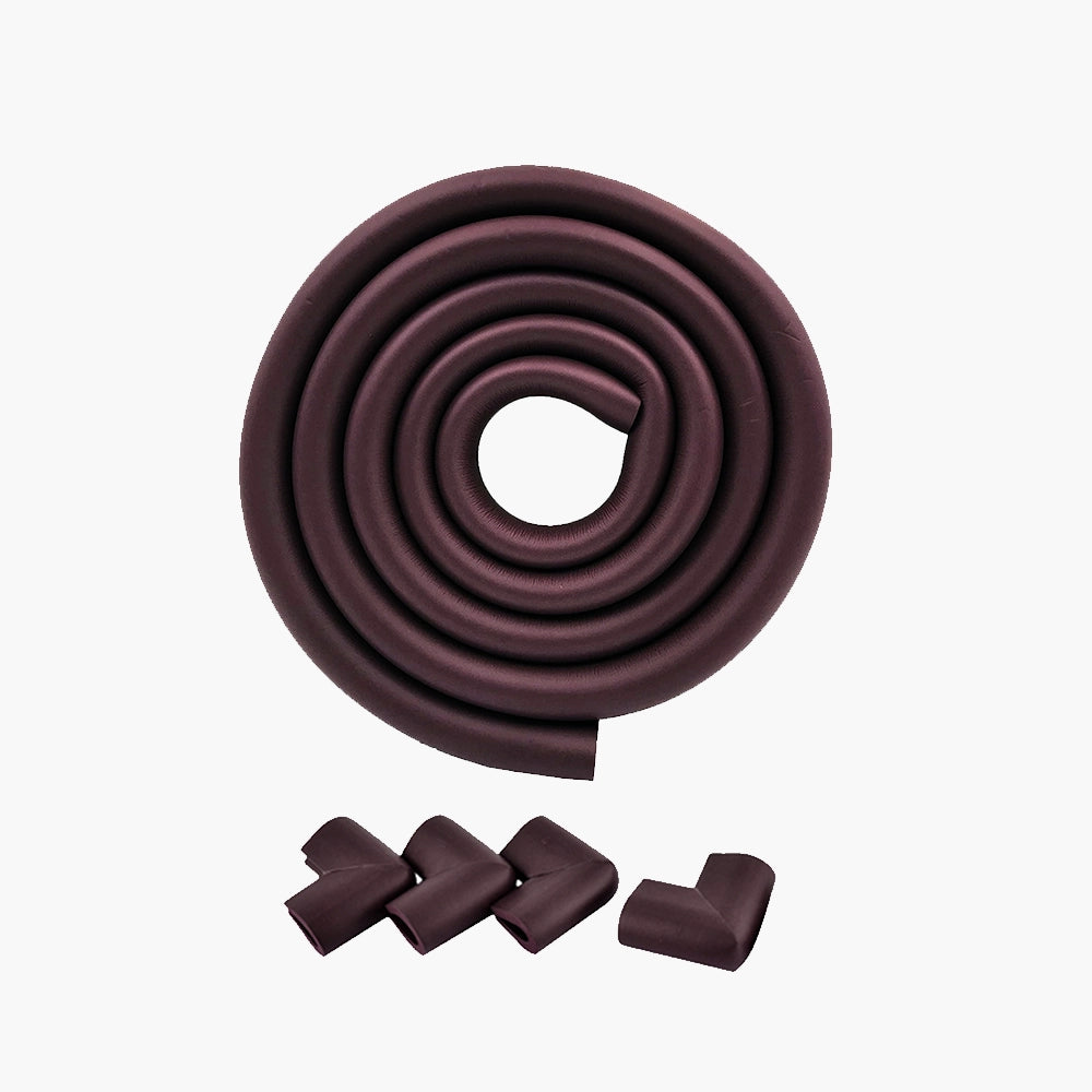 U-Shape Edge Guard Combo – Foam Strip + Corner Protectors for Baby Safety
