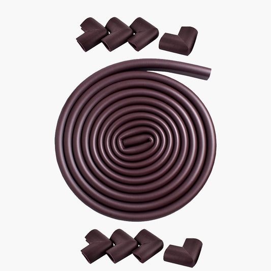 U-Shape Edge Guard Combo – Foam Strip + Corner Protectors for Baby Safety