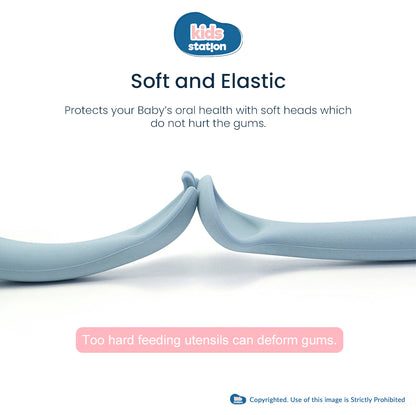 Modern Dual Colour Silicone Feeding Set