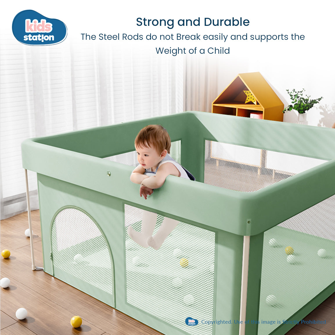 Happy Space Baby Foldable Playpen