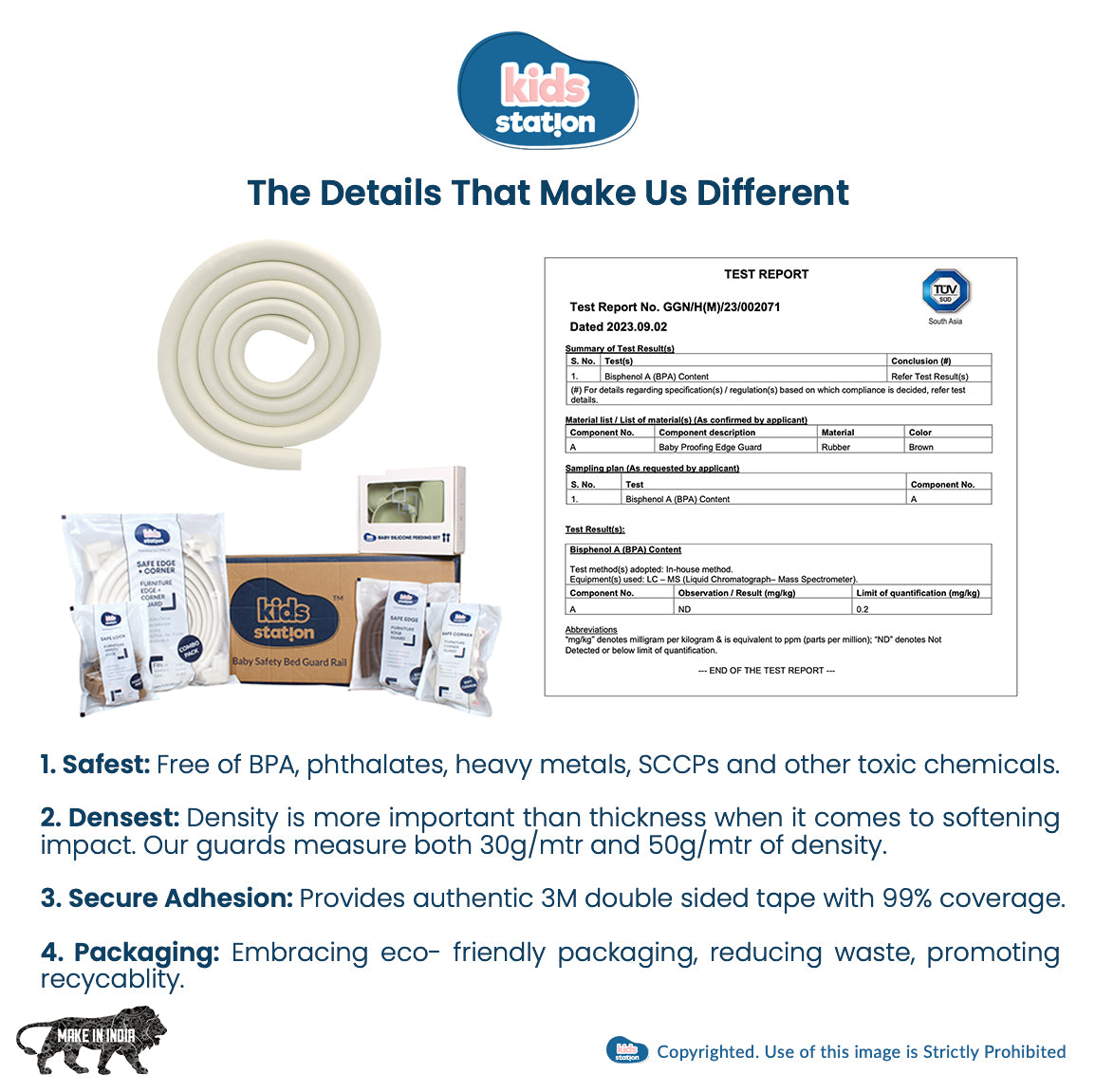 U Shaped Cushion Edge Guard for Glass Furniture for Baby Safety