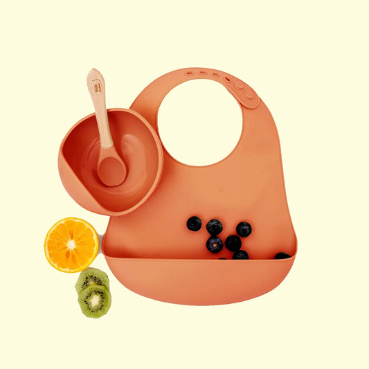 Silicone Survival Kit – 3-Piece Mess-Free Baby Feeding Essentials