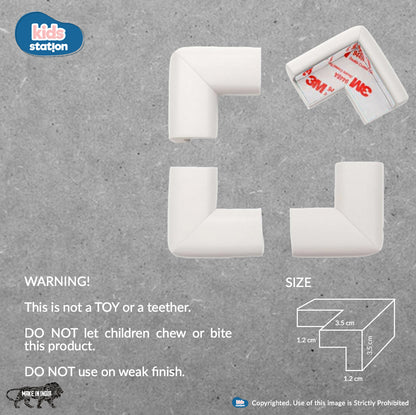 Kids Station L-Shape NBR Corner Guards for Baby Safety