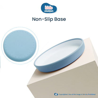 Modern Dual Colour Silicone Feeding Set