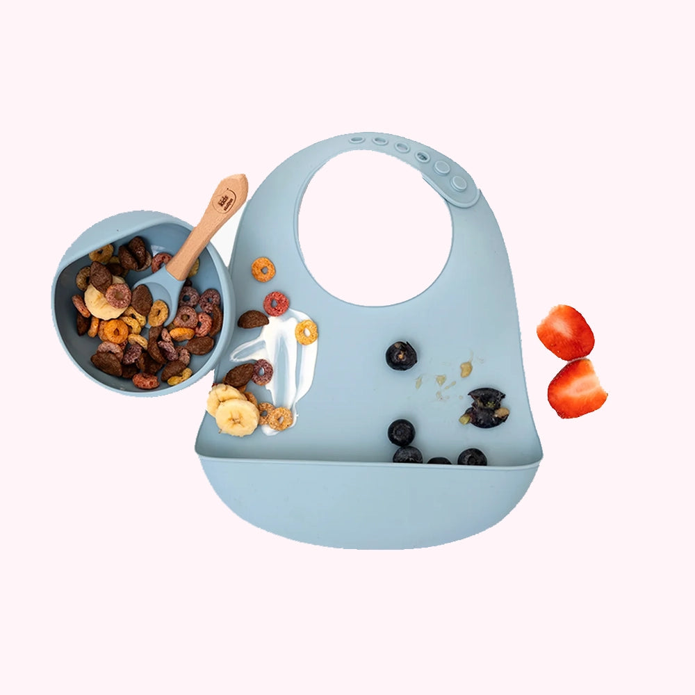 Silicone Survival Kit – 3-Piece Mess-Free Baby Feeding Essentials