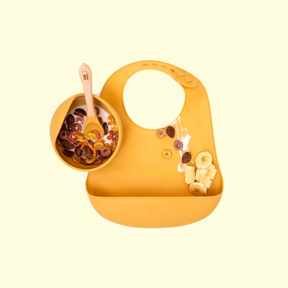 Silicone Survival Kit – 3-Piece Mess-Free Baby Feeding Essentials