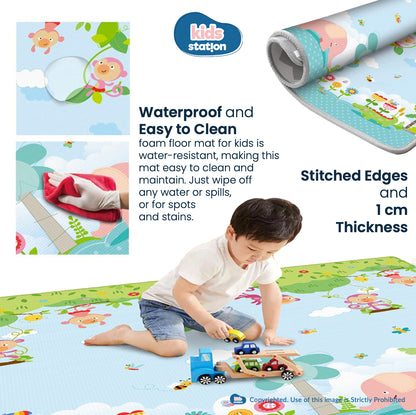 Foldable Baby Play Mats (180cm x 200cm x 1.0cm)