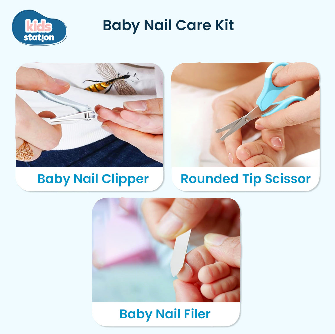 11-in-1 Baby Grooming Kit with EVA Case