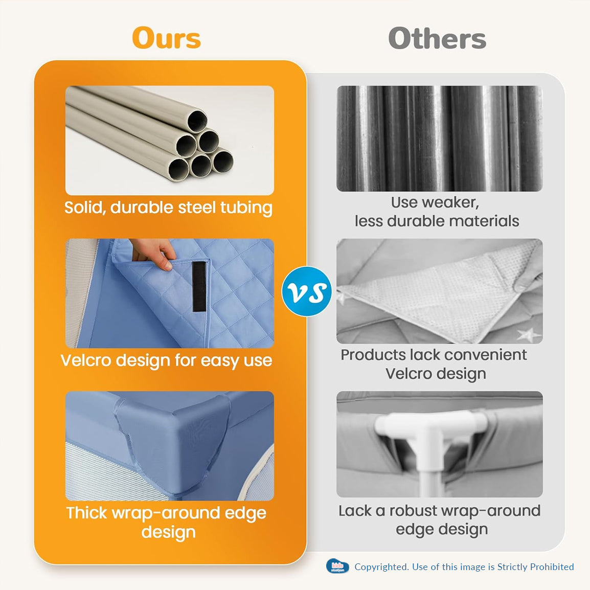 Playpen for Indoor & Outdoor Use for Babies