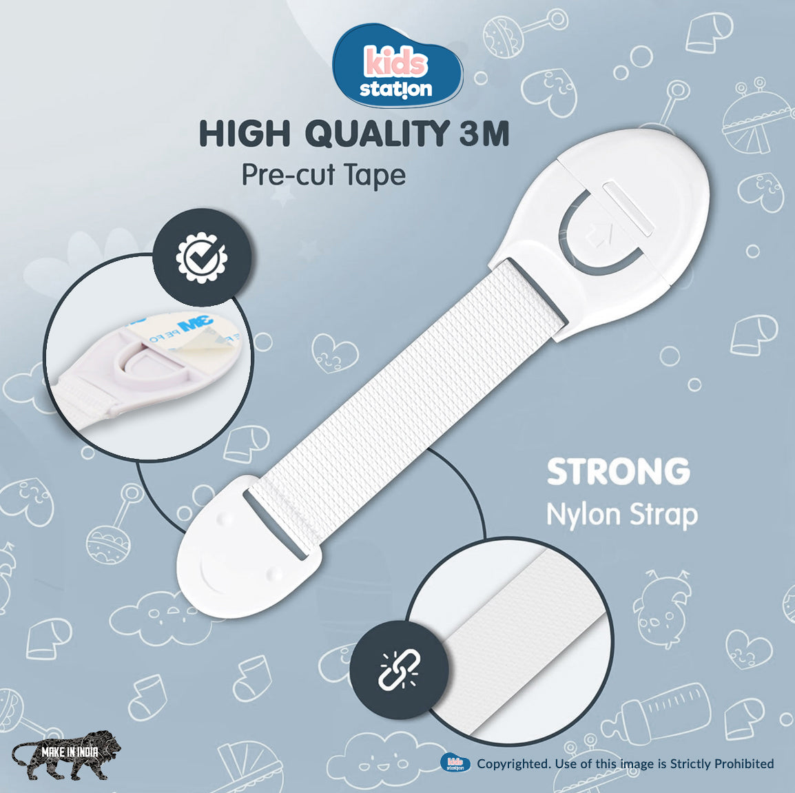 Nylon Baby Safety Locks - Made in India