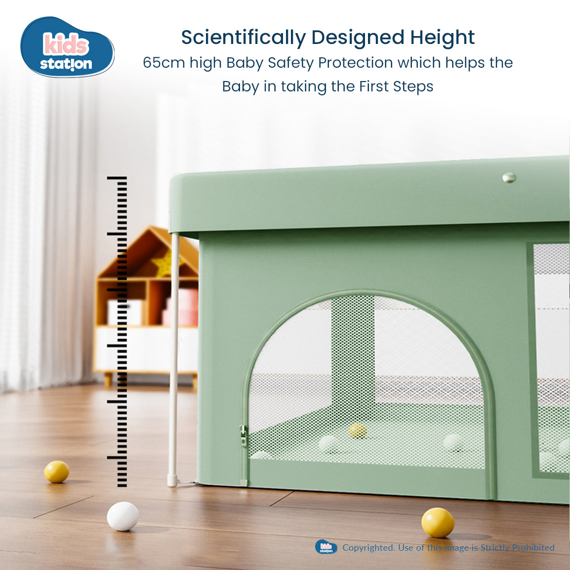 Happy Space Baby Foldable Playpen