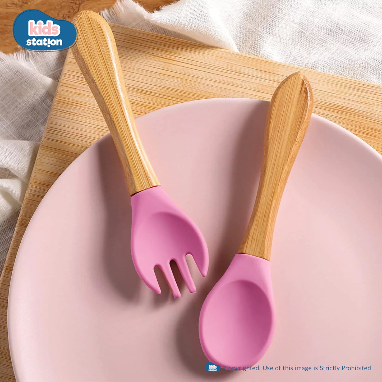 EcoBunny Bamboo Baby Tableware Set for Babies