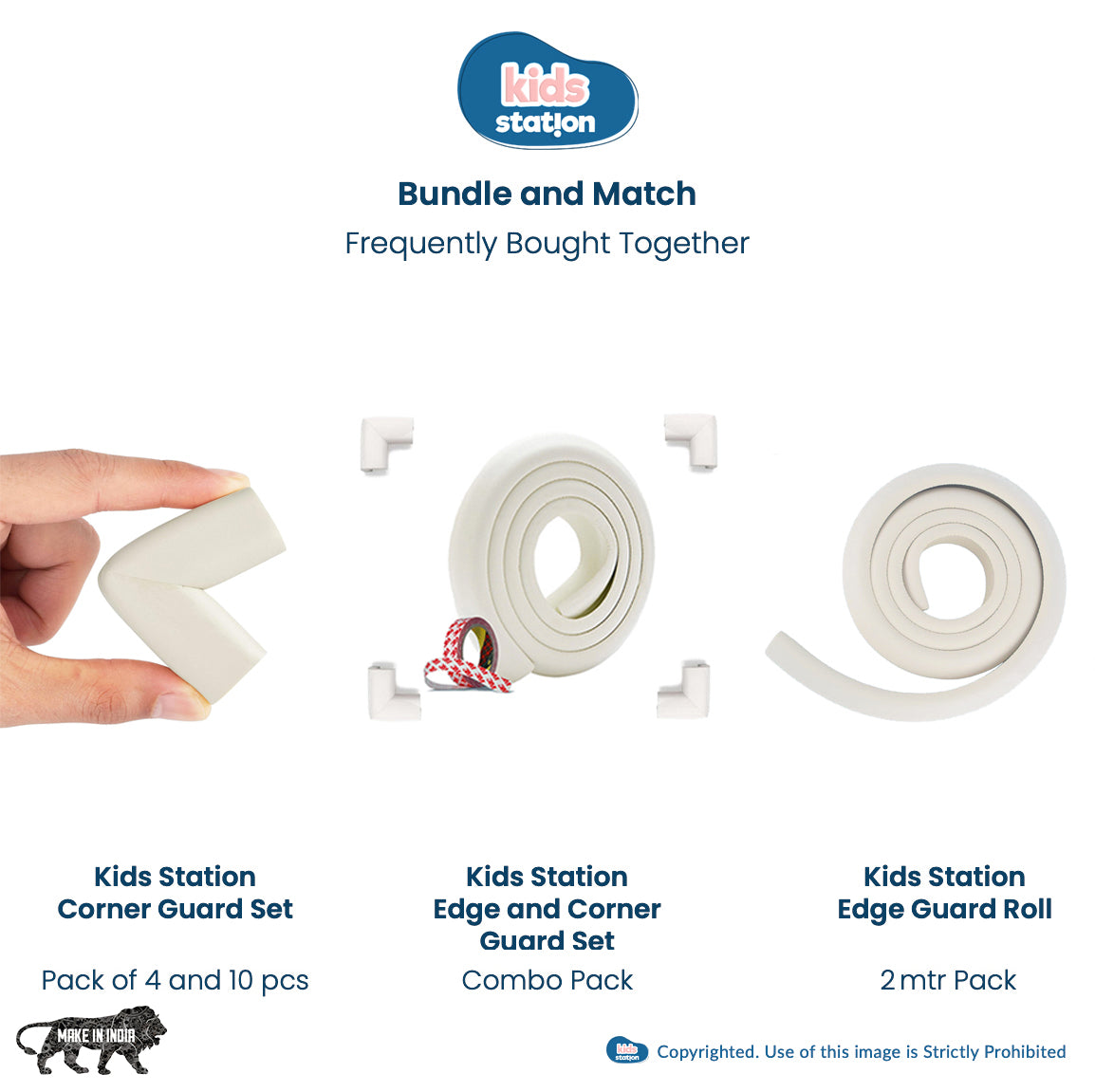 Baby Proofing L- Shape Edge & Corner Protector Set