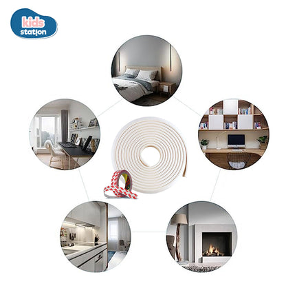 Dense Foam Edge Guard – L-Shape Cushion Strip for Baby Safety