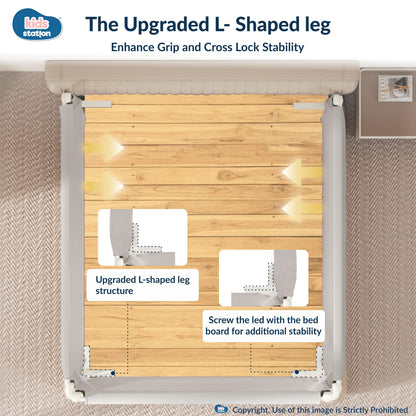 1-Side Foldable New Model Baby Bed Rail Guard