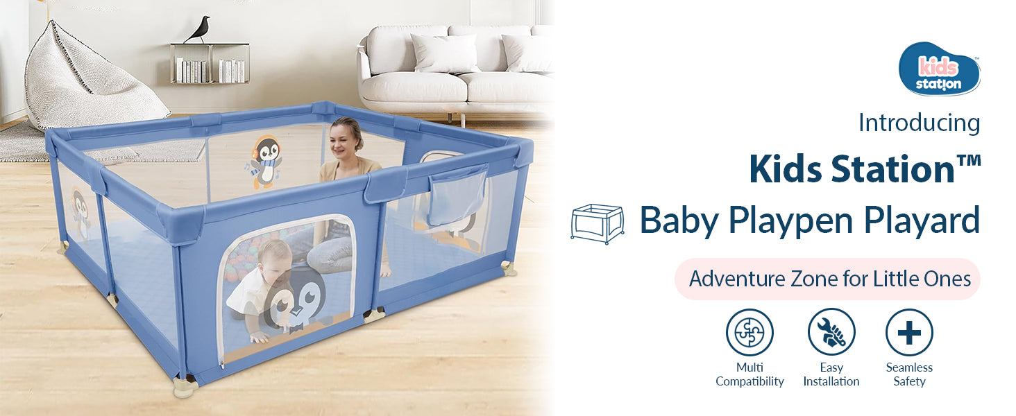 Playpen for Indoor & Outdoor Use for Babies