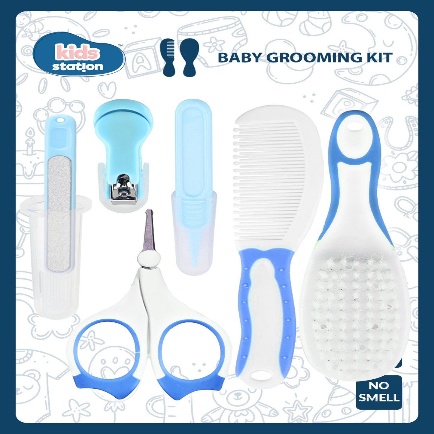 Kids Station 7-in-1 Newborn Grooming Kit