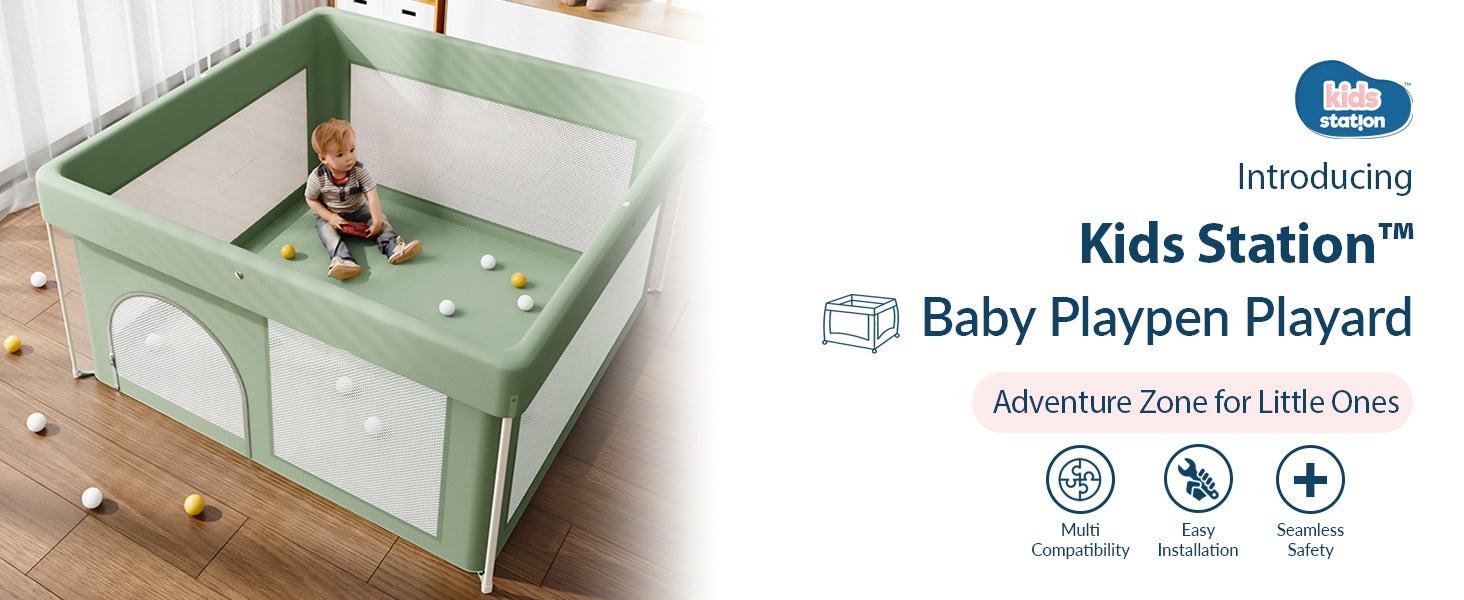 Happy Space Baby Foldable Playpen