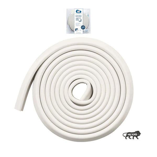 Kids Station™ Made In India L-Shape, 60gm/mtr, Off-White, 5 Meters Edge Guard