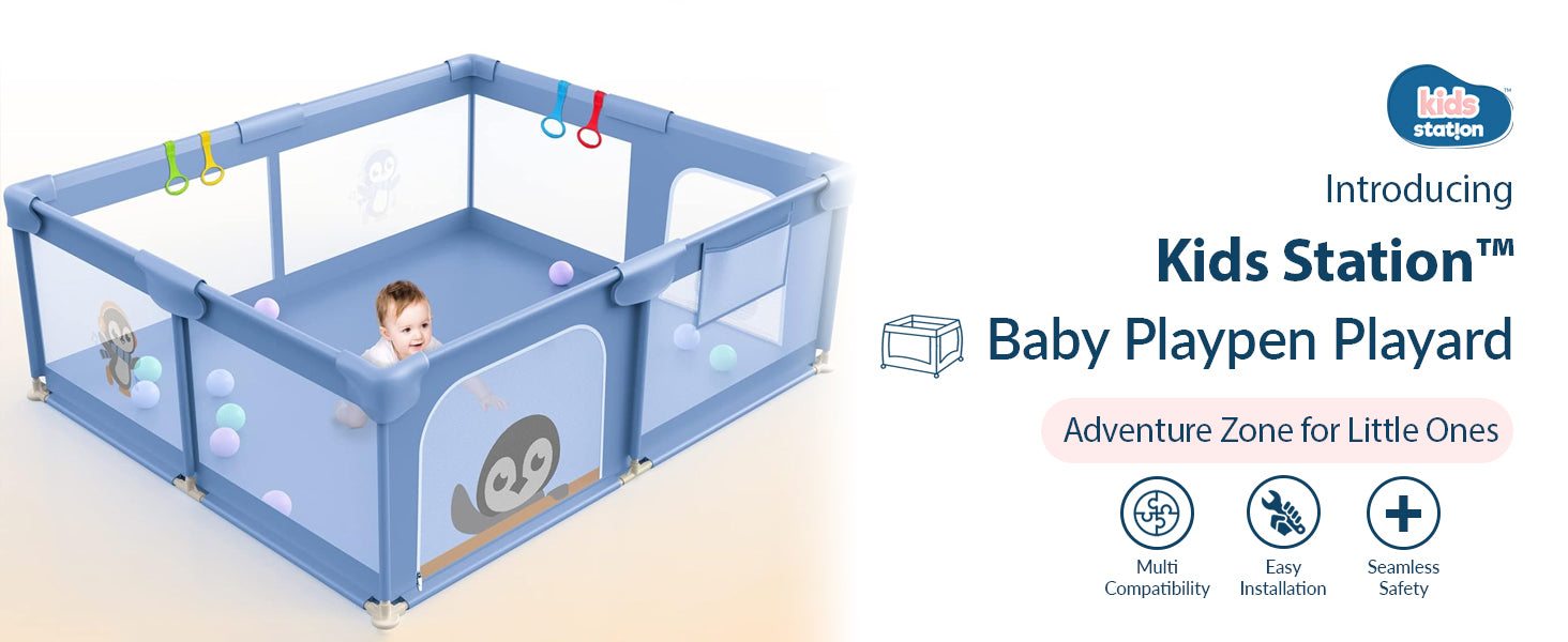 Playpen for Indoor & Outdoor Use for Babies