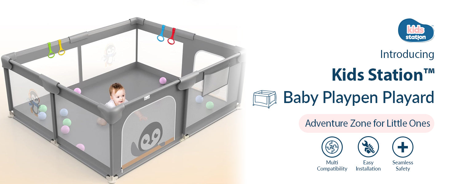 Playpen for Indoor & Outdoor Use for Babies