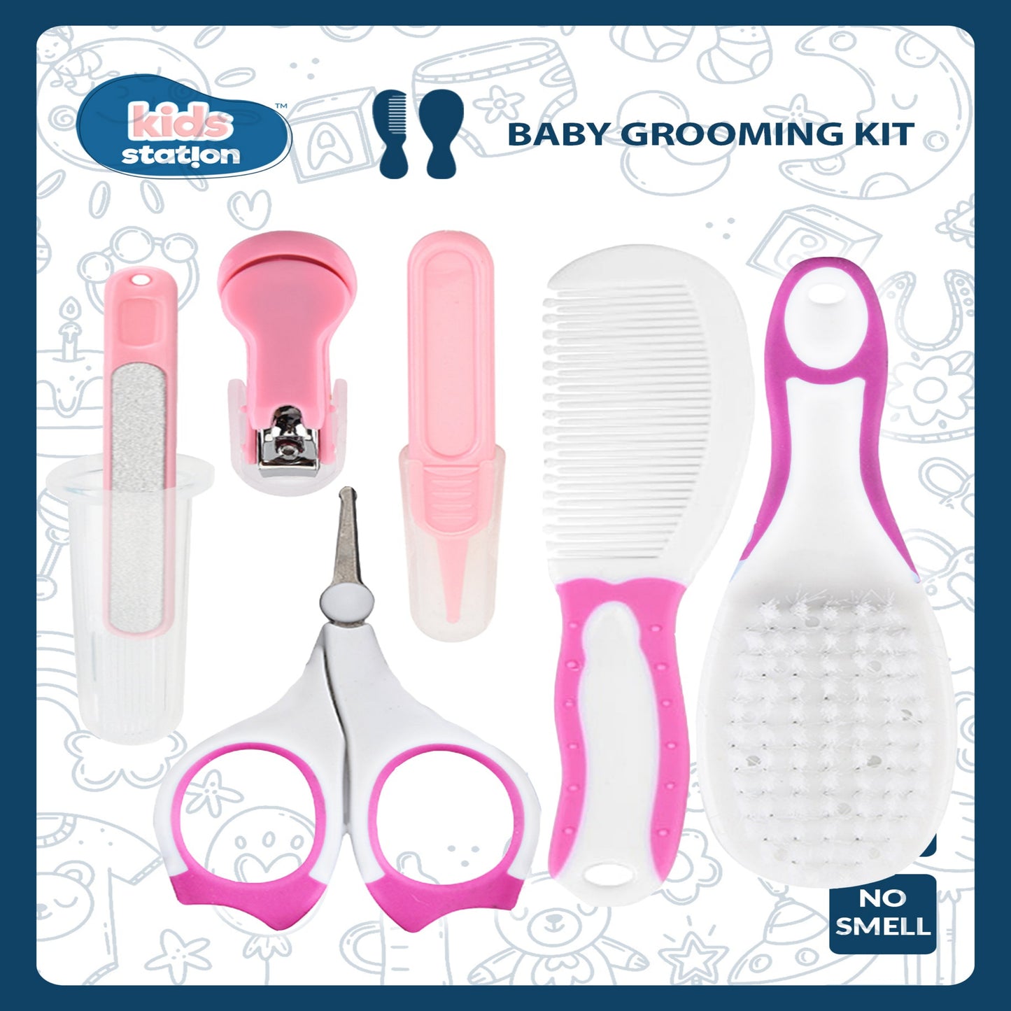 Kids Station 7-in-1 Newborn Grooming Kit
