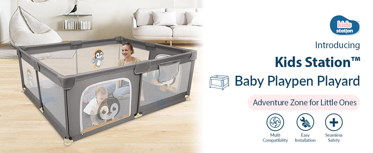Playpen for Indoor & Outdoor Use for Babies