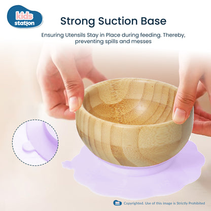 Panda Mealtime Magic – 6-Piece Bamboo Baby Feeding Set