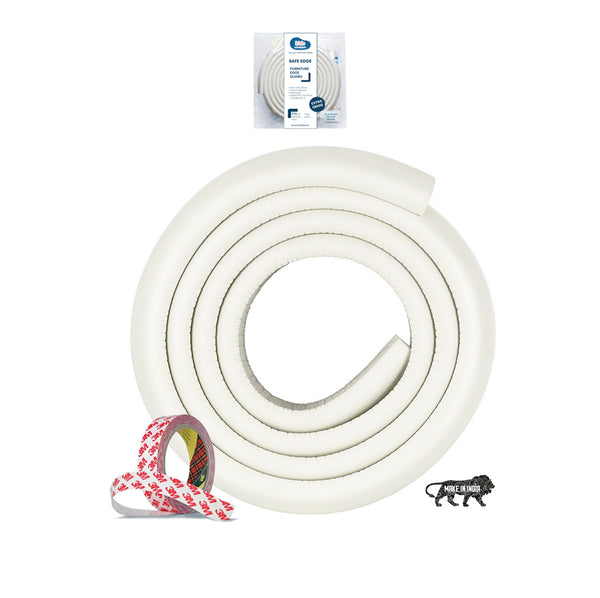 Kids Station™ Made In India L-Shape, 60gm/mtr, Off-White, 2 Meters Edge Guard