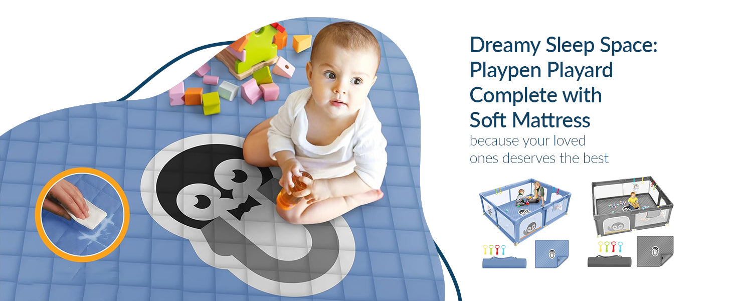 Playpen for Indoor & Outdoor Use for Babies