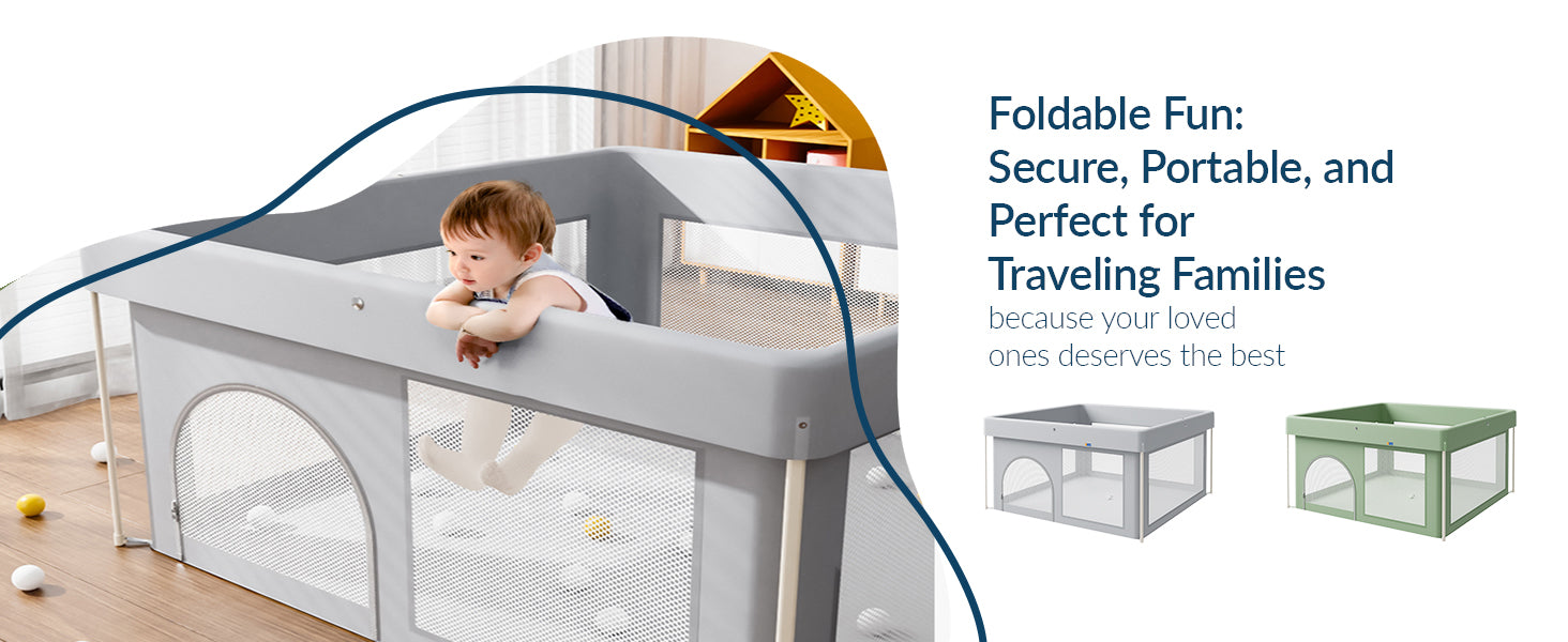 Happy Space Baby Foldable Playpen