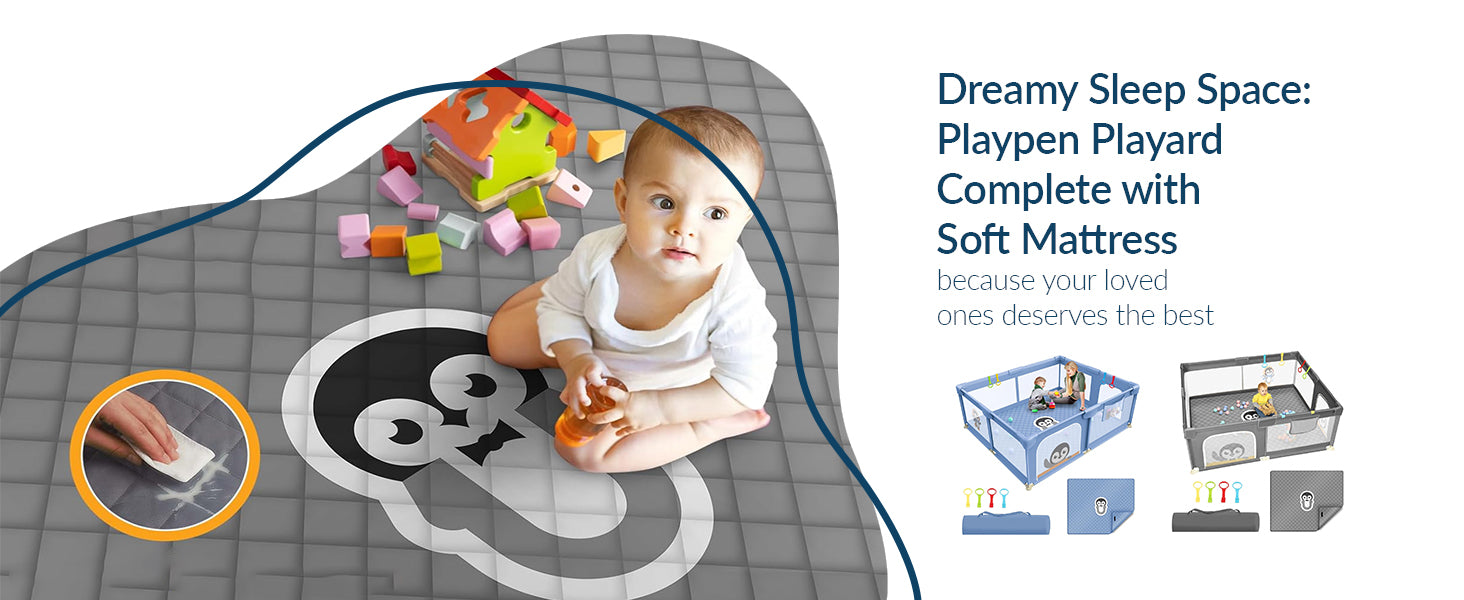 Playpen for Indoor & Outdoor Use for Babies