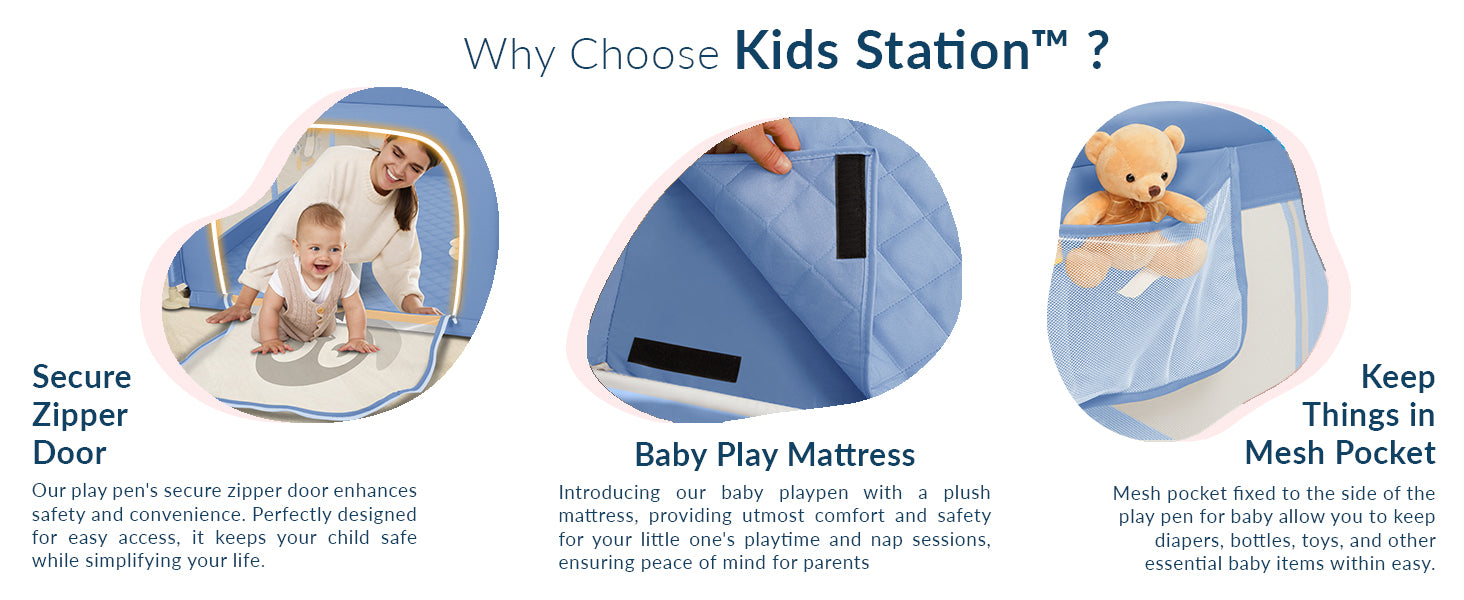 Playpen for Indoor & Outdoor Use for Babies