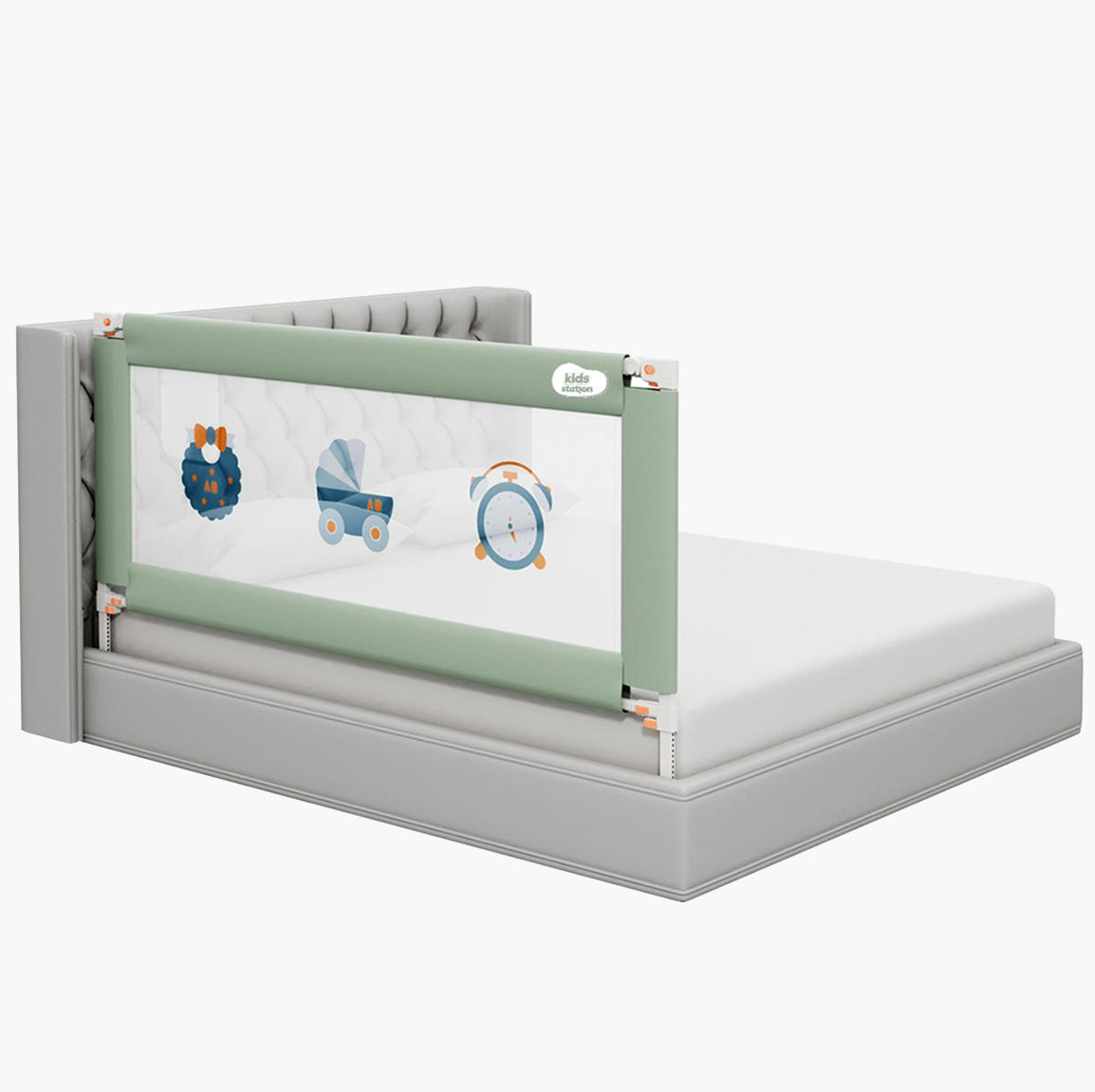 1-Side Foldable Old Model Baby Bed Rail Guard