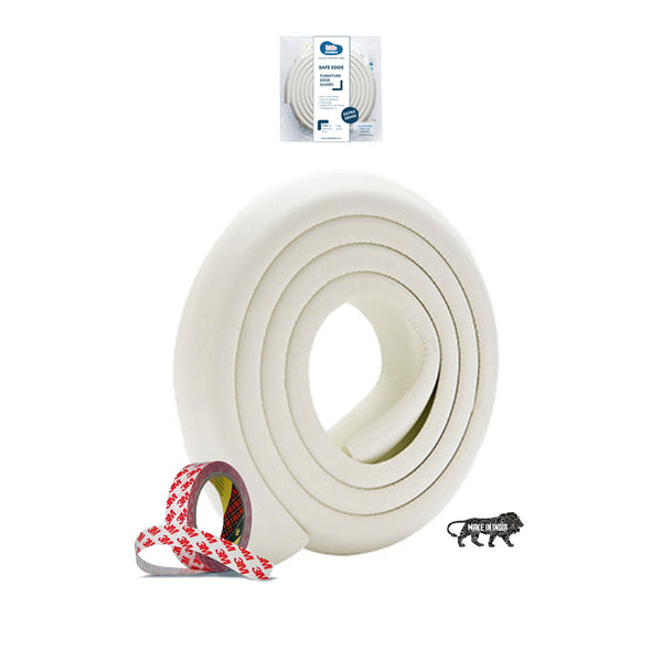 Kids Station™ Made In India L-Shape, 40gm/mtr, Off-White, 2 Meters Edge Guard