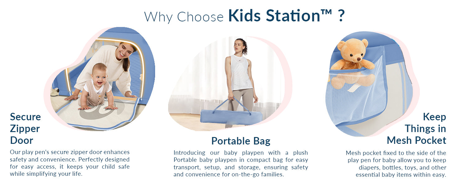 Playpen for Indoor & Outdoor Use for Babies