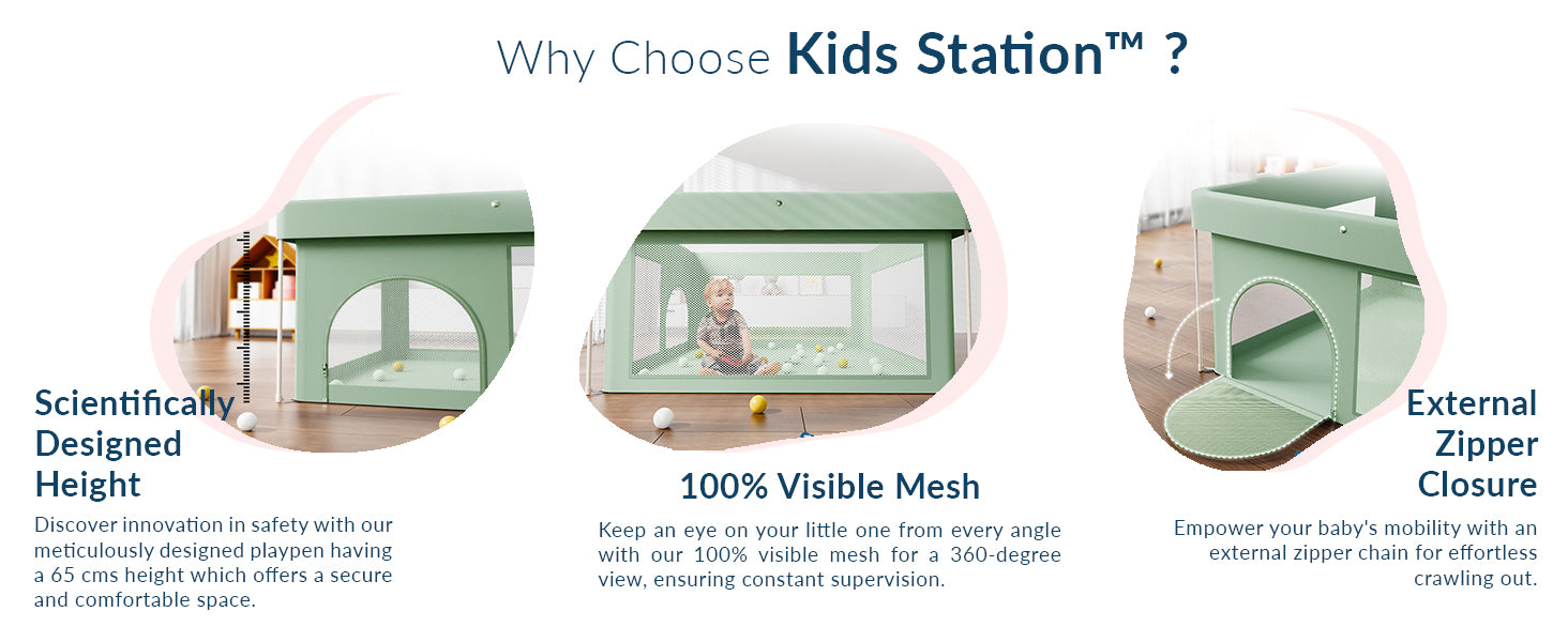 Happy Space Baby Foldable Playpen