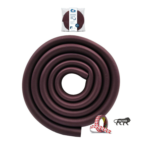 Kids Station™ Made in India U-Shape, Brown, 2 Meters Edge Guard