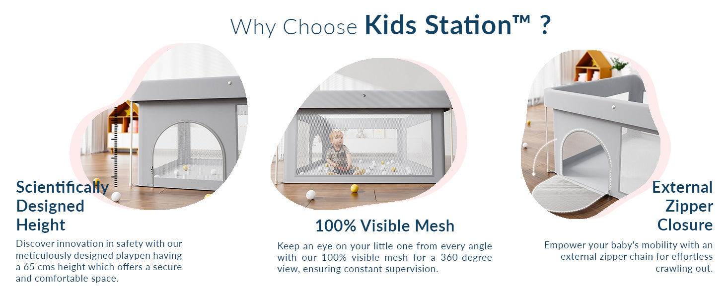 Happy Space Baby Foldable Playpen