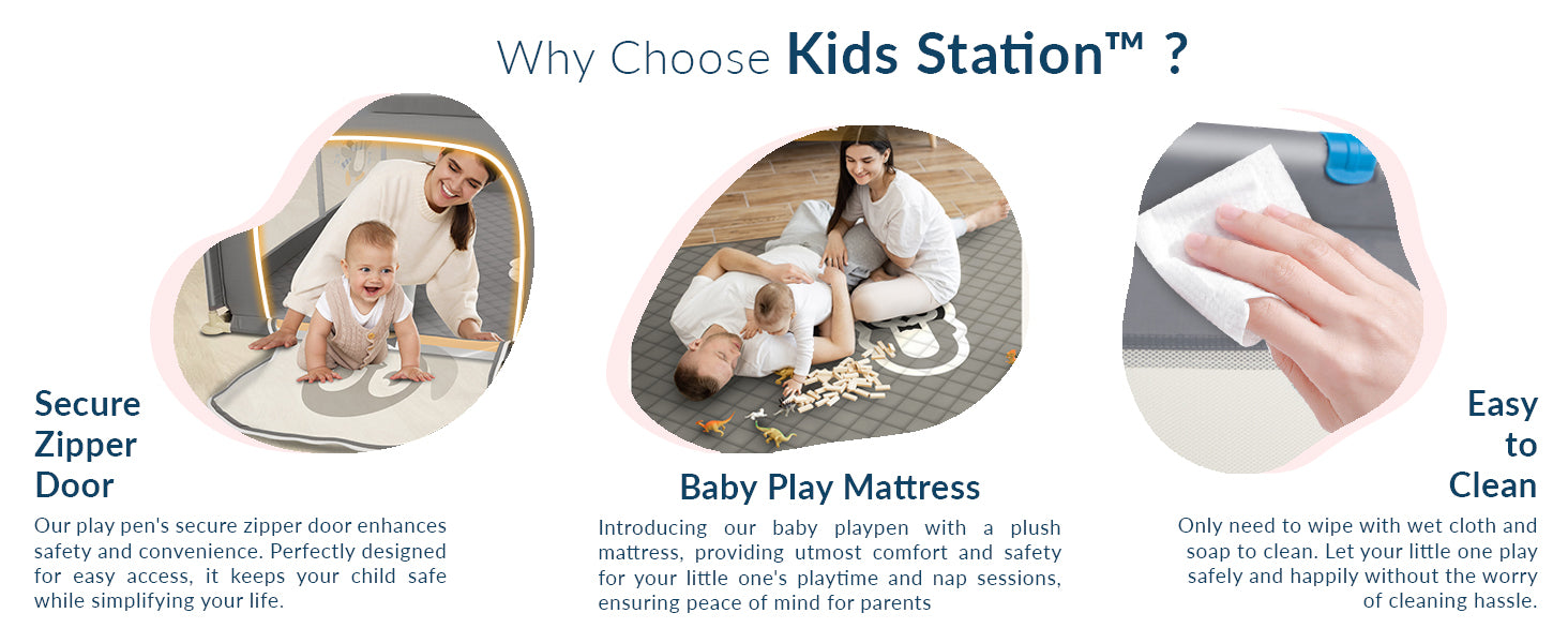 Playpen for Indoor & Outdoor Use for Babies