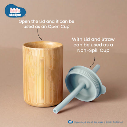 Kids Station Wooden Sipper Cup for Babies