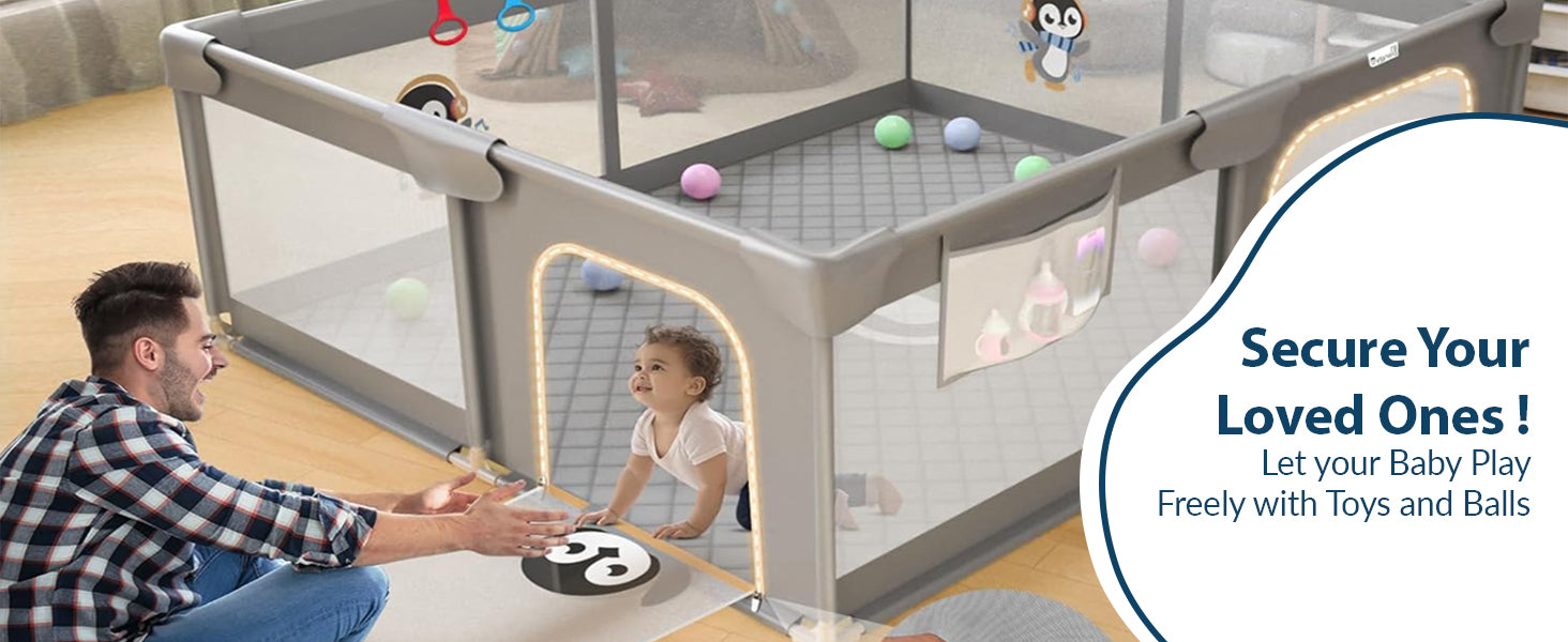 Playpen for Indoor & Outdoor Use for Babies