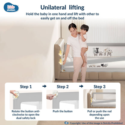 1-Side Foldable New Model Baby Bed Rail Guard